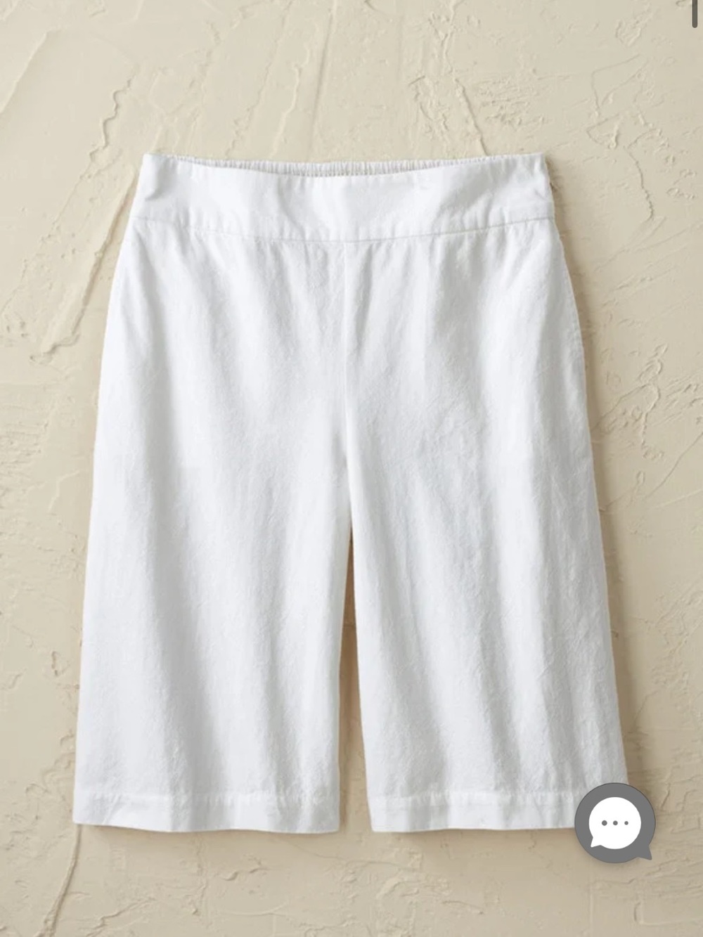Coldwater Creek Women’s 100% Cotton Long Shorts – Size 14P (Petite)